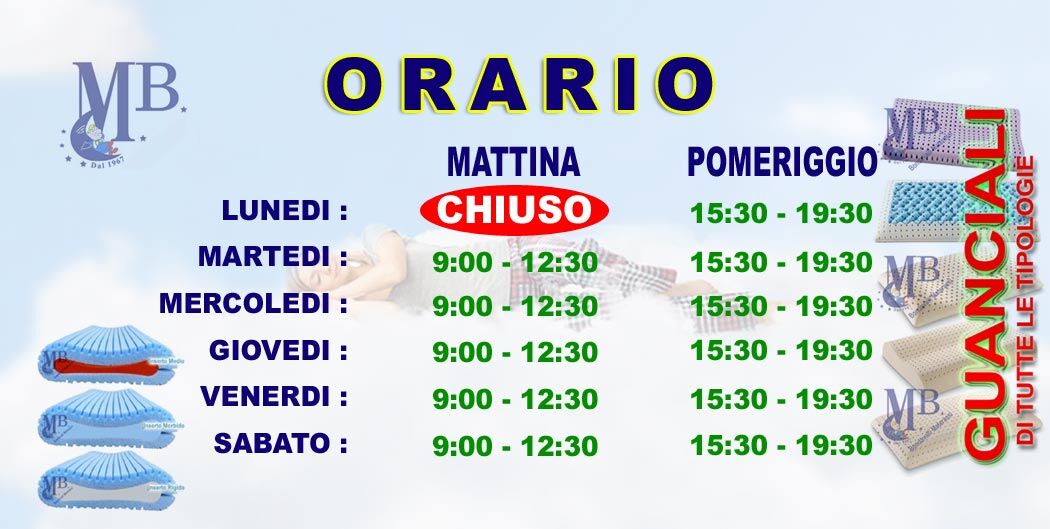 Orario negozio bondavalli materassi Bondavalli materassi orario negozio